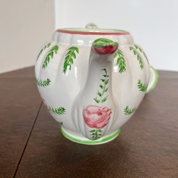 Hand-Painted Portuguese Teapot Vintage from the 1980s - Picture 3 of 11